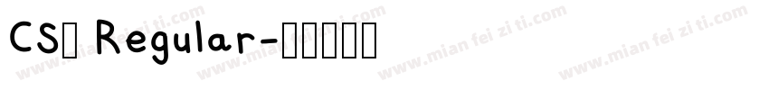 CS7 Regular字体转换